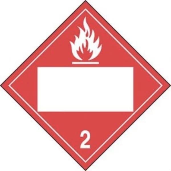 Accuform BLANK DOT PLACARD HAZARD CLASS 2 MPL4DG2BMG25 MPL4DG2BMG25 - main